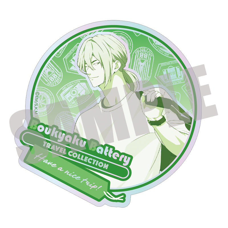 (Goods - Sticker) Oblivion Battery Iridescent Die-cut Sticker Aoi Todo TRAVEL ver.