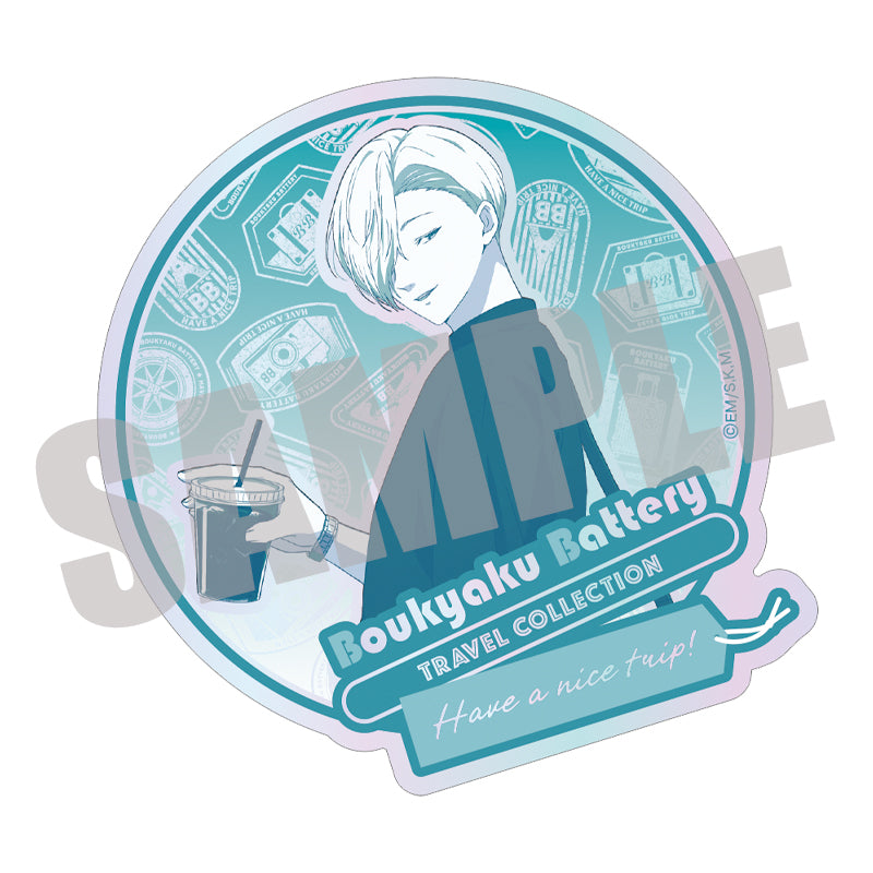 (Goods - Sticker) Oblivion Battery Iridescent Die-cut Sticker Shuto Kirishima TRAVEL ver.