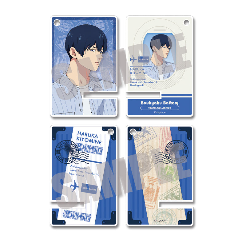 (Goods - Acrylic Stand) Oblivion Battery Acrylic Mini Smartphone Stand Haruka Kiyomine TRAVEL ver.