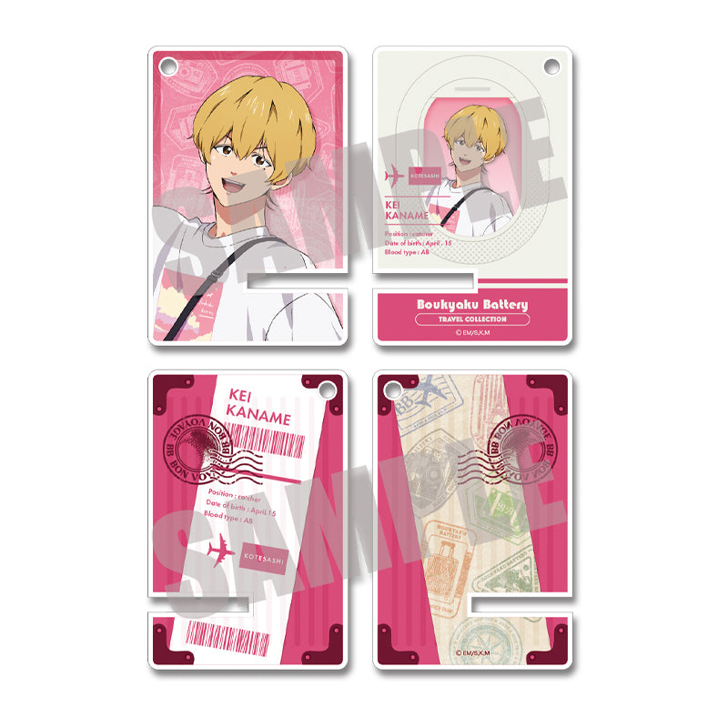 (Goods - Acrylic Stand) Oblivion Battery Acrylic Mini Smartphone Stand Kei Kaname TRAVEL ver.