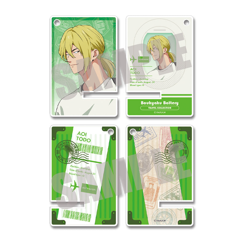 (Goods - Acrylic Stand) Oblivion Battery Acrylic Mini Smartphone Stand Aoi Todo TRAVEL ver.