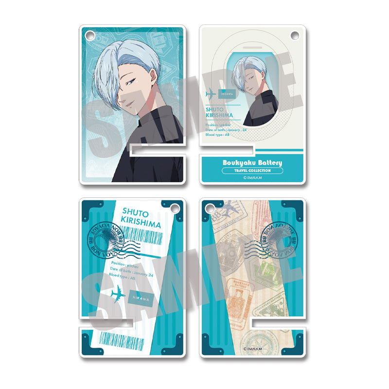 (Goods - Acrylic Stand) Oblivion Battery Acrylic Mini Smartphone Stand Shuto Kirishima TRAVEL ver.