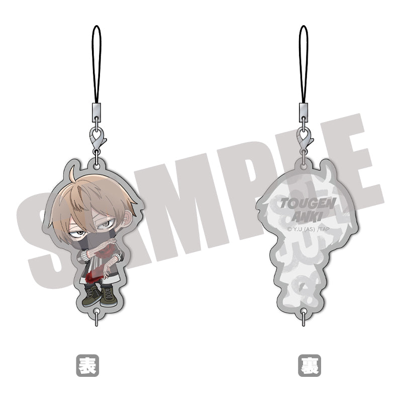 (Goods - Keychain) Tougen Anki Chain Collection Jin Kougasaki BATTLE ver.