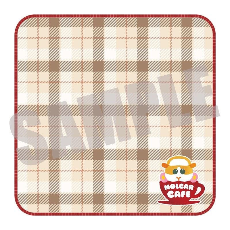 (Goods - Towel) PUI PUI Molcar Embroidered Towel Handkerchief Red AUTUMN ver.