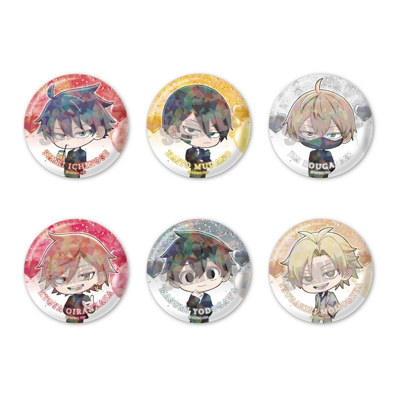 (1BOX=6)(Goods - Badge) Tougen Anki Trading Holographic Button Badge PARTY ver.
