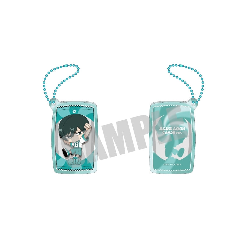 (Goods - Keychain) Blue Lock Mini Acrylic Keychain Rin Itoshi CANDY ver.
