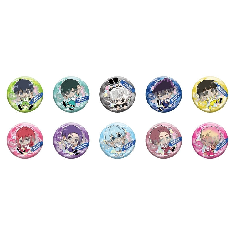 (1BOX=10)(Goods - Badge) Blue Lock Trading Holographic Button Badge CANDY ver. (10 Types Total)