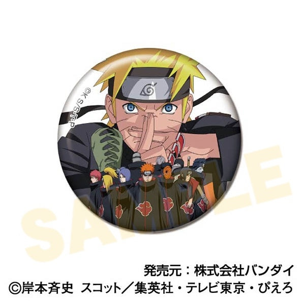 (1BOX=9)(Goods - Badge) NARUTO Shippuden CAN Badge -NARUTO 72 series-