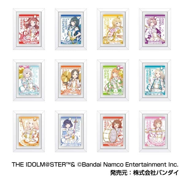 (1BOX=12)(Goods - Magnet) Gakuen iDOLM@STER Art Frame Collection