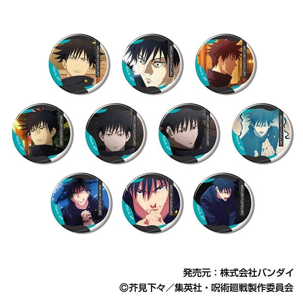 (1BOX=10)(Goods - Badge) Jujutsu Kaisen Memory CAN Badge Megumi Fushiguro BOX