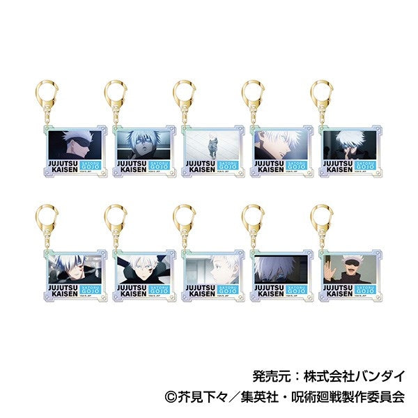 (1BOX=10)(Goods - Keychain) Jujutsu Kaisen Iridescent Acrylic Keychain Gojo Satoru BOX
