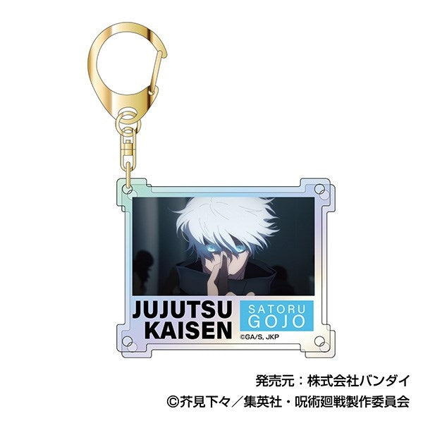 (1BOX=10)(Goods - Keychain) Jujutsu Kaisen Iridescent Acrylic Keychain Gojo Satoru BOX