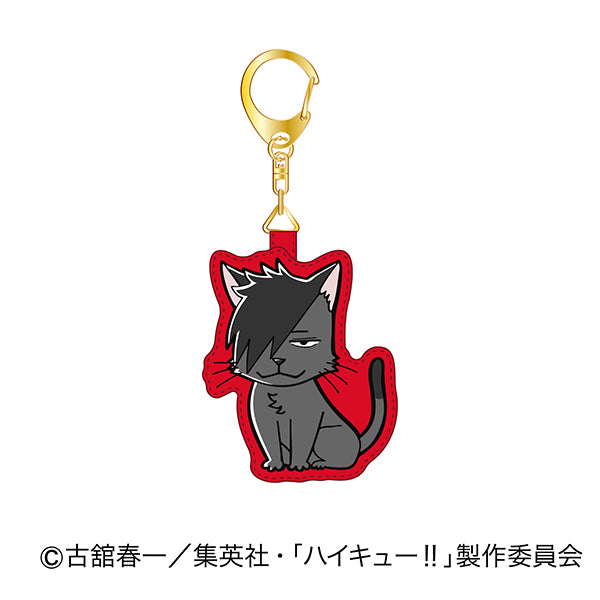 (Goods - Keychain) Haikyu!! Sagara Keychain 04 Kuroo Cat