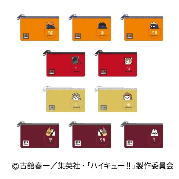 (1BOX=10)(Goods - Pouch) Haikyu!! Slim Pouch Collection