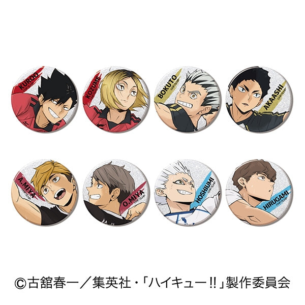 (1BOX=8)(Goods - Badge) Haikyu!! Glitter CAN Badge BOX B