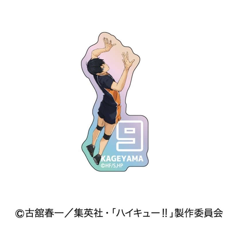 (1BOX=16)(Goods - Sticker) Haikyu!! Iridescent Die-cut Sticker A BOX