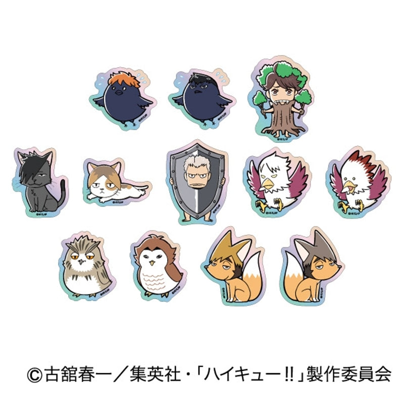 (1BOX=16)(Goods - Sticker) Haikyu!! Iridescent Die-cut Sticker C BOX
