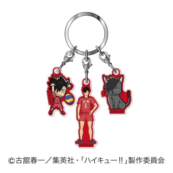 (Goods - Key Chain) Haikyu!! 3 Piece Acrylic Key Chain 04 Tetsuro Kuroo