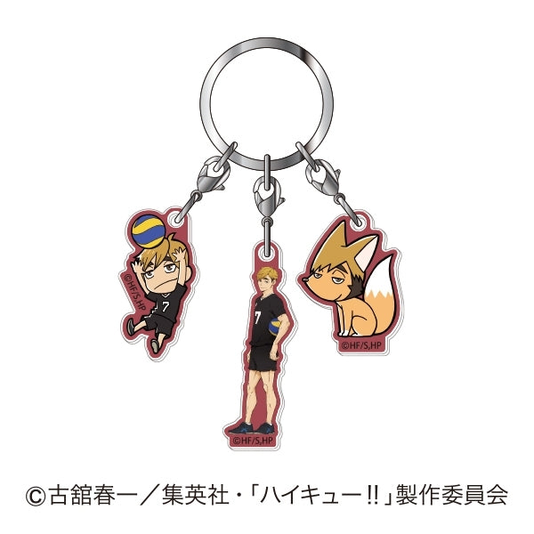 (Goods - Key Chain) Haikyu!! 3 Piece Acrylic Key Chain 06 Atsumu Miya