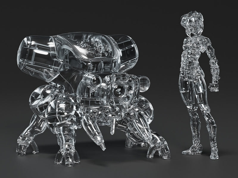 (Plastic Model Kit) Ghost in the Shell PLAMAX minimum factory MF-96 Motoko Kusanagi with Fuchikoma: Active Camouflage Ver. 1/20 Plastic Model
