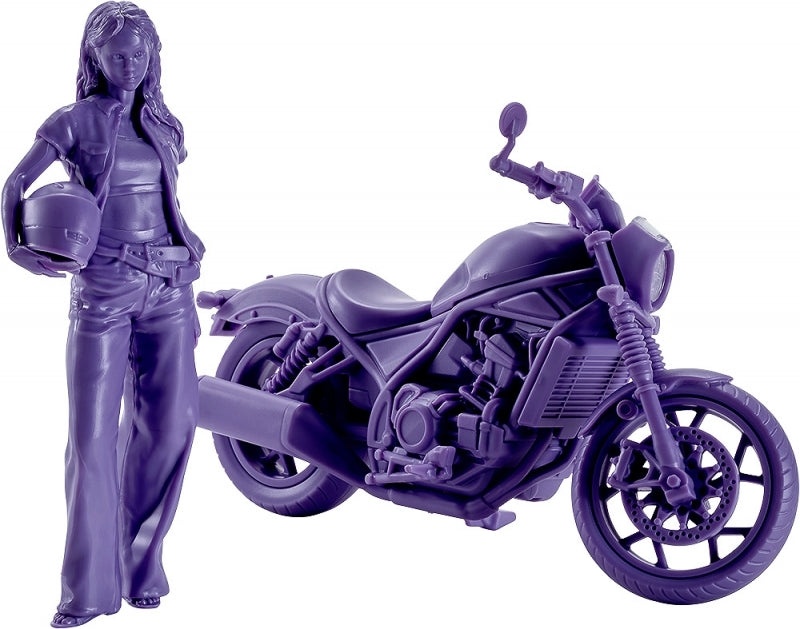 (Plastic Model Kit) PLAMAX MF-101 Rider's portrait Honda Rebel 1100 Navy 1/20