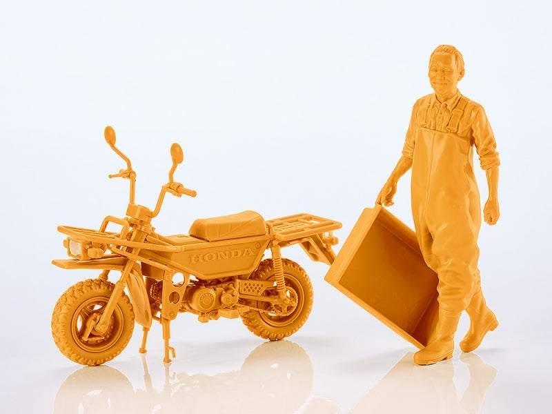 (Plastic Model Kit) PLAMAX MF-104 Rider's portrait Honda MOTRA Yellow 1/20