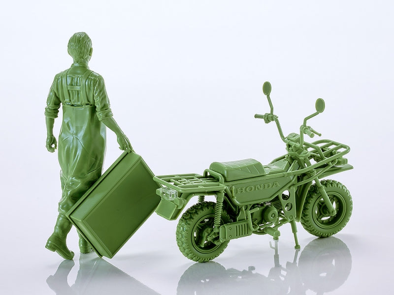 (Plastic Model Kit) PLAMAX MF-104 Rider's portrait Honda MOTRA Green 1/20