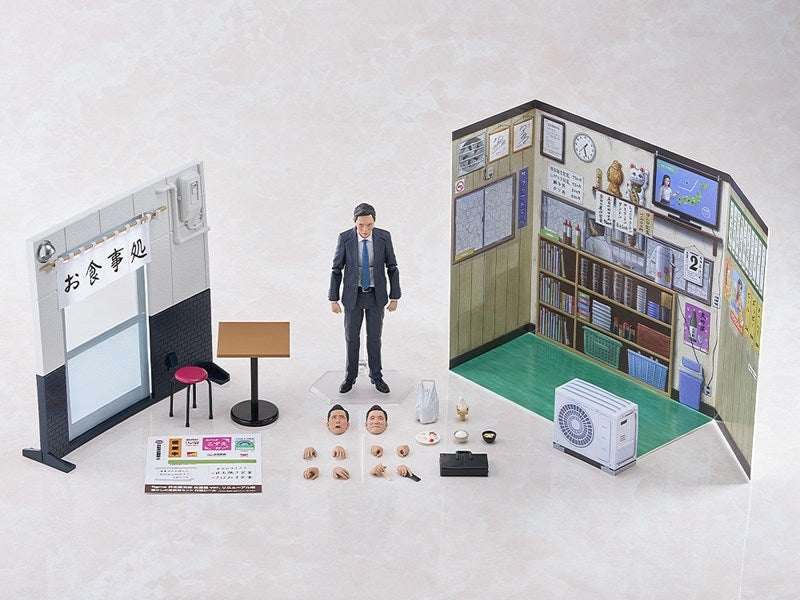 (Action Figure) Solitary Gourmet figma Goro Inogashira: Yutaka Matsushige ver. Renewal Edition - Nostalgic Teishoku Restaurant Set