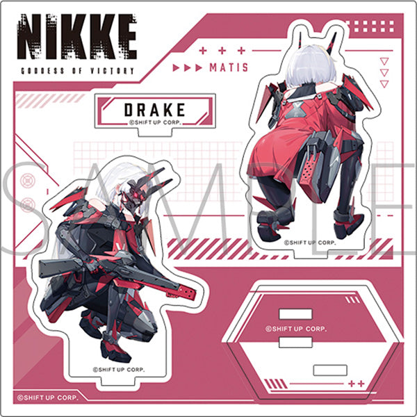 (Goods - Stand Pop) GODDESS OF VICTORY: NIKKE Adorable from Behind Acrylic Stand / Drake