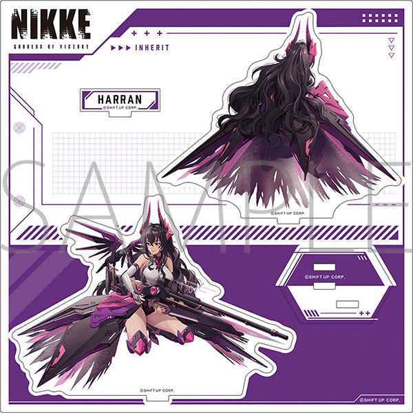 (Goods - Stand Pop) GODDESS OF VICTORY: NIKKE Adorable from Behind Acrylic Stand / Harran