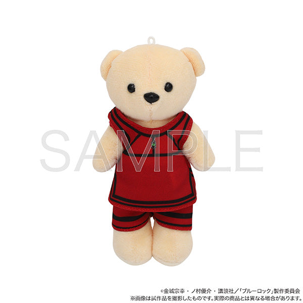 (Goods - Plush) Blue Lock KumaMate Scrimmage Vest & Shorts Red
