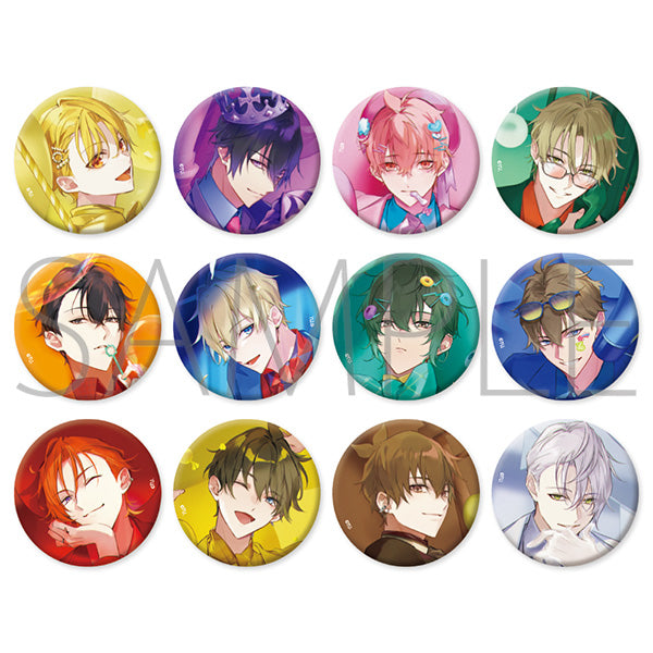 (1BOX=12)(Goods - Badge) Tsukiuta. Character Badge Collection/Tsukiuta./Men/10th Art