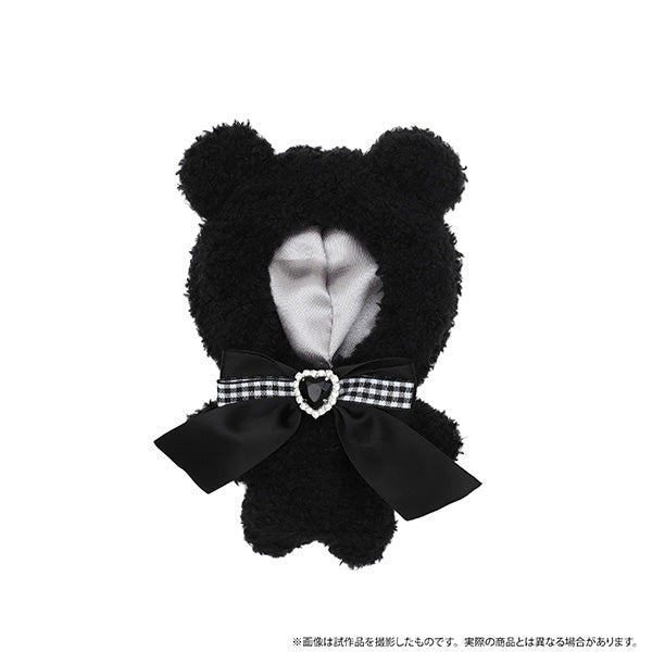 (Goods - Plush Accessory) Non-Character Original Petit la vie Odekake Kigurumi Onesie - Teddy Bear Bitter Black