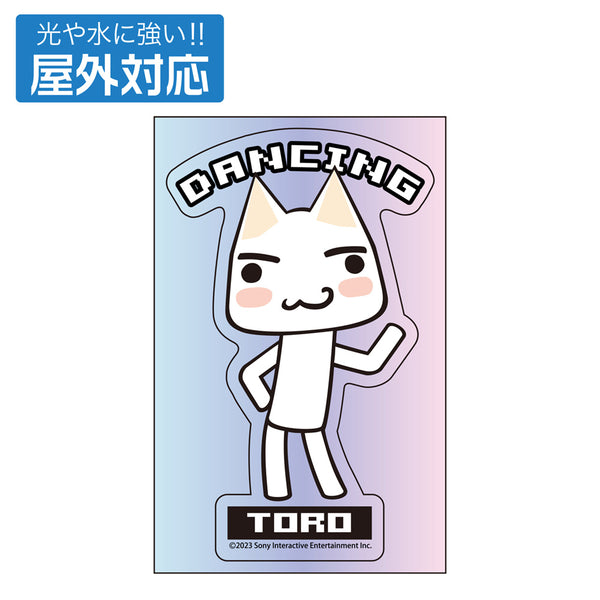 (Goods - Stationery) Together Everywhere! (Doko Demo Issyo!) Dancing Toro Outdoor Compatible Sticker