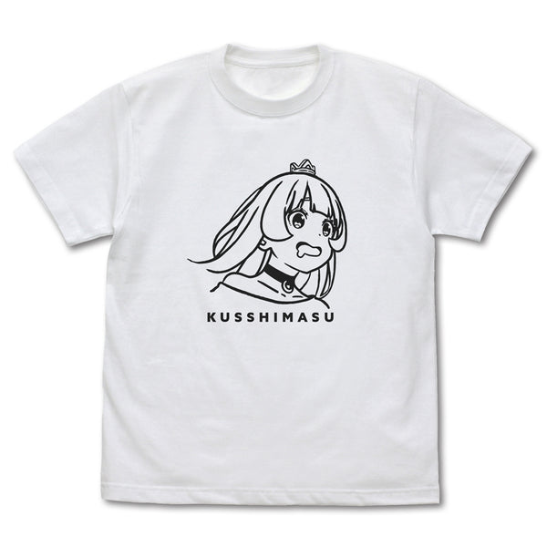 (Goods - Shirt) TV Anime 'Tis Time for "Torture," Princess "KUSSHIMASU" T-Shirt - WHITE