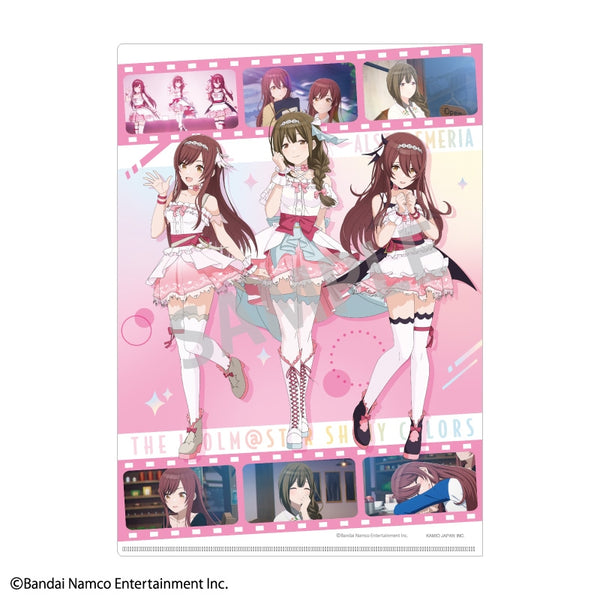 (Goods - Clear File) THE IDOLM@STER SHINY COLORS A4 Single Clear File B/Houkago Climax Girls & ALSTROEMERIA