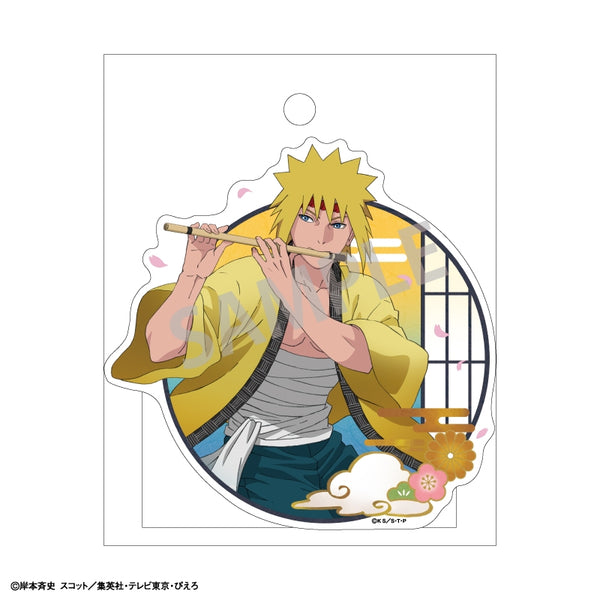 (Goods - Sticker) Naruto: Shippuden Die-cut Sticker Minato Namikaze - Japanese Dancing