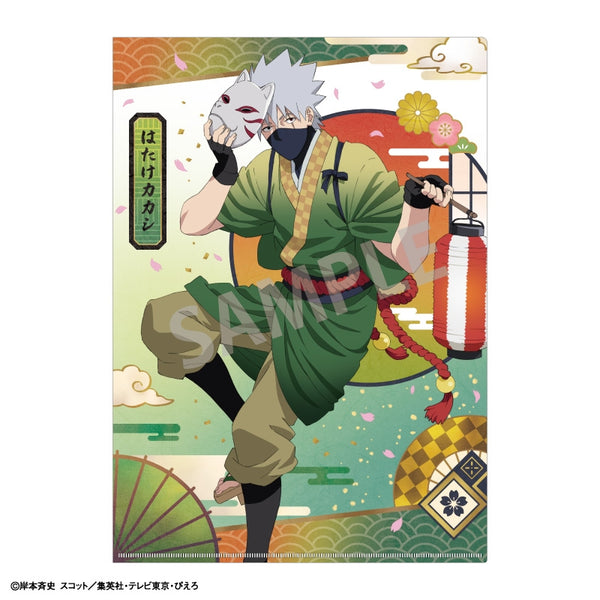 (Goods - Clear File) Naruto: Shippuden A4 Single Pocket Clear File Kakashi Hatake - Japanese Dancing