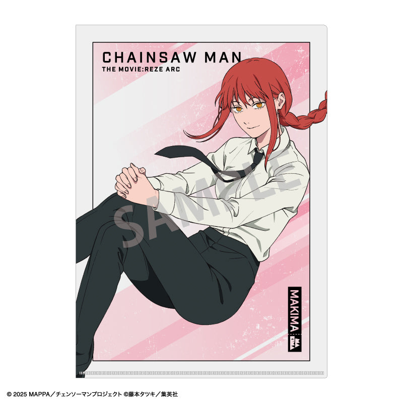 (Goods - Clear File) Chainsaw Man The Movie: Reze Arc A4 Single Clear File Makima Floating