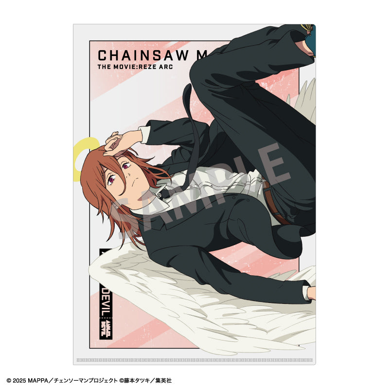 (Goods - Clear File) Chainsaw Man The Movie: Reze Arc A4 Single Clear File Angel Floating
