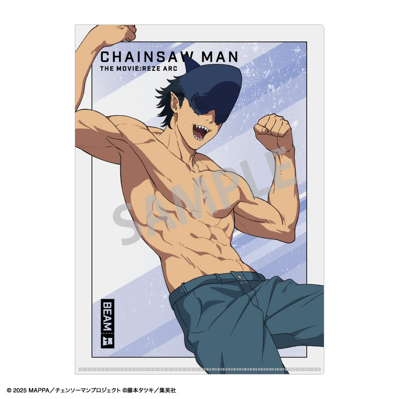 (Goods - Clear File) Chainsaw Man The Movie: Reze Arc A4 Single Clear File Beam Floating