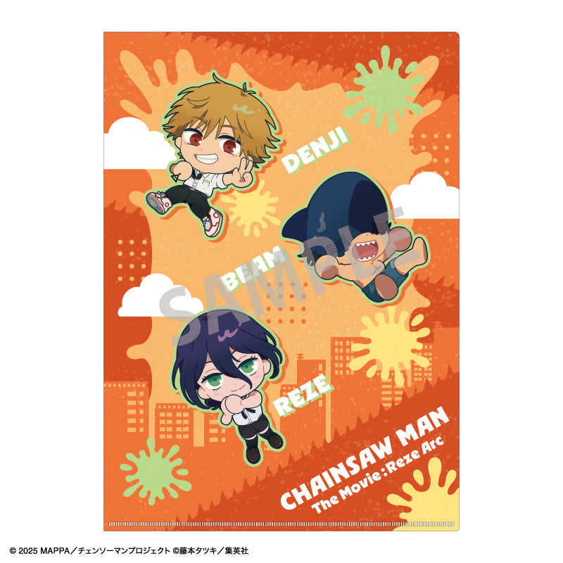 (Goods - Clear File) Chainsaw Man The Movie: Reze Arc A4 Single Clear File A Okkochi