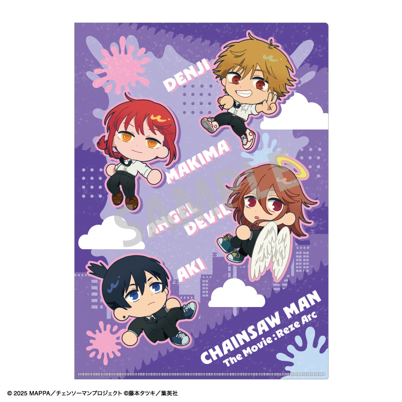 (Goods - Clear File) Chainsaw Man The Movie: Reze Arc A4 Single Clear File B Okkochi