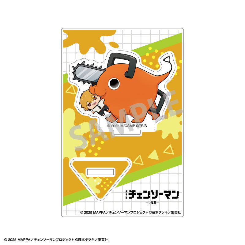 (Goods - Acrylic Stand) Chainsaw Man The Movie: Reze Arc Mini Acrylic Stand Pochita (Denji) Mottekuteku