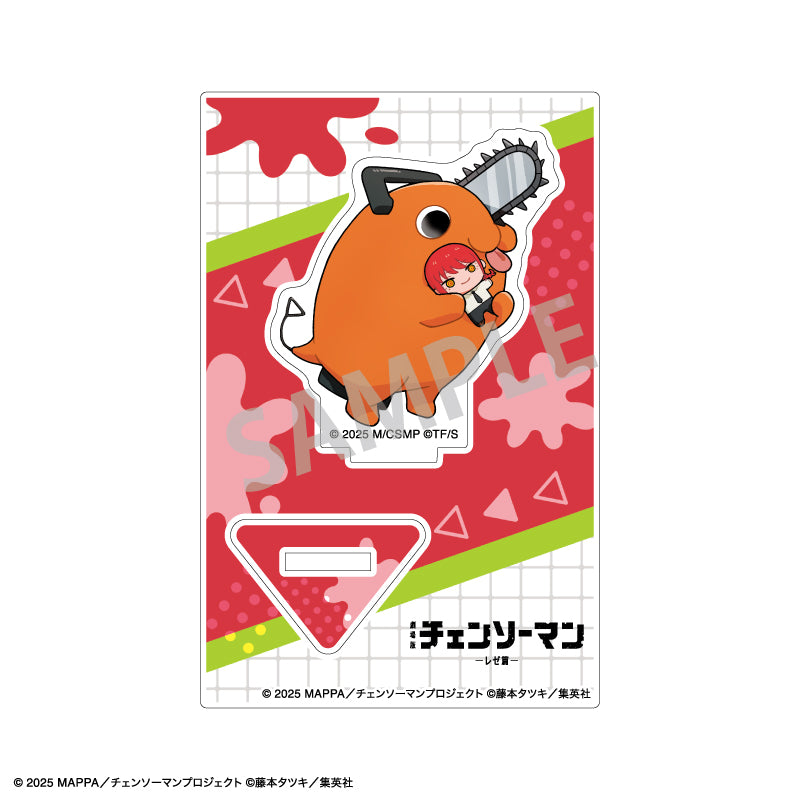 (Goods - Acrylic Stand) Chainsaw Man The Movie: Reze Arc Mini Acrylic Stand Pochita (Makima) Mottekuteku