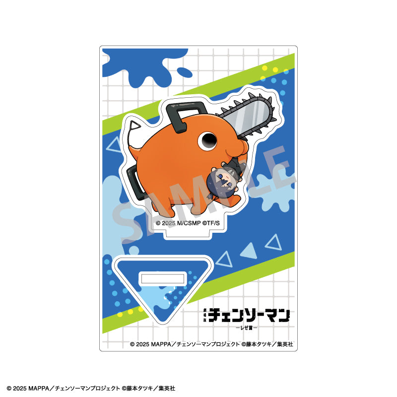 (Goods - Acrylic Stand) Chainsaw Man The Movie: Reze Arc Mini Acrylic Stand Pochita (Aki Hayakawa) Mottekuteku
