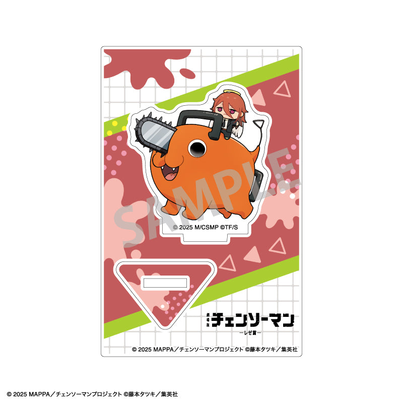 (Goods - Acrylic Stand) Chainsaw Man The Movie: Reze Arc Mini Acrylic Stand Pochita (Angel) Mottekuteku