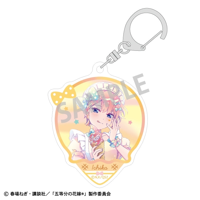 (Goods - Keychain) The Quintessential Quintuplets＊ Acrylic Keychain Ichika Nakano Ice Cream Parlor/KAMIANI TOUCH