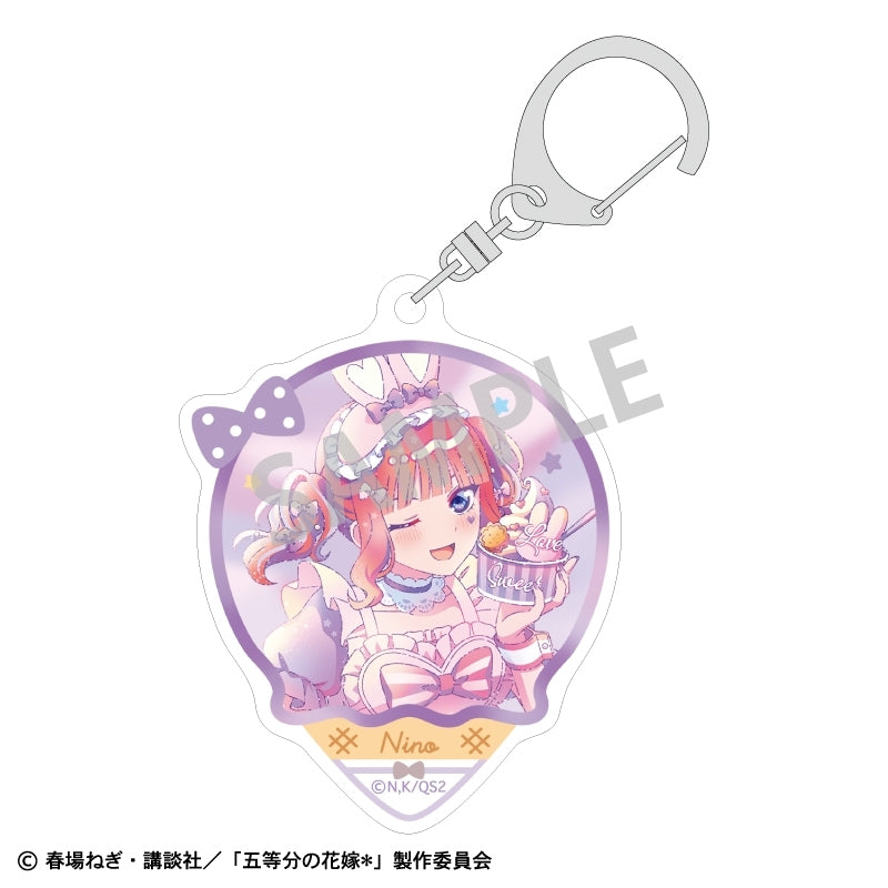 (Goods - Keychain) The Quintessential Quintuplets＊ Acrylic Keychain Nino Nakano Ice Cream Parlor/KAMIANI TOUCH