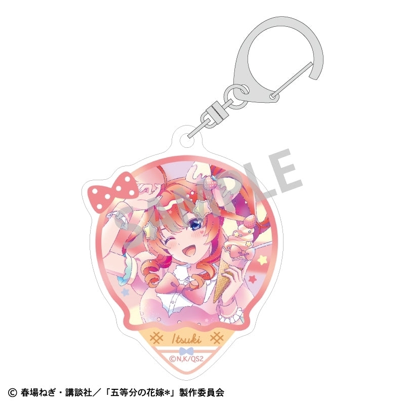 (Goods - Keychain) The Quintessential Quintuplets＊ Acrylic Keychain Itsuki Nakano Ice Cream Parlor/KAMIANI TOUCH
